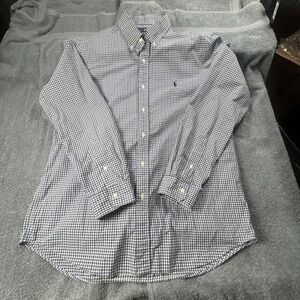 Polo Ralph Lauren Men's Button Down Checker Shirt Size  XL Blake Fit